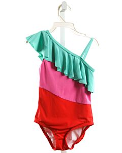 HANNA ANDERSSON  MULTI-COLOR    1-PIECE SWIMSUIT WITH RUFFLE