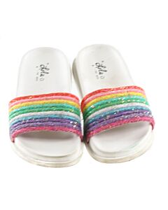 LOLA + THE BOYS WHITE SANDALS *EU SIZE 27 *EUC SIZE TODDLER 10