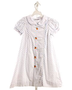 SMOCKINGBIRD  LT BLUE  POLKA DOT  DRESS WITH RIC RAC