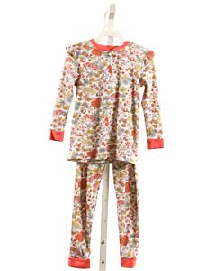 BELLA BLISS  MULTI-COLOR  FLORAL  LOUNGEWEAR WITH RUFFLE