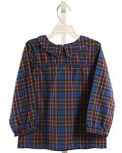 EYELET & IVY  BLUE  PLAID  SHIRT-LS