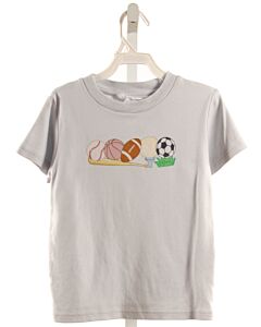 EYELET & IVY LT BLUE PRINTED DESIGN T-SHIRT