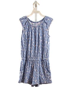 EYELET & IVY BLUE FLORAL KNIT ROMPER