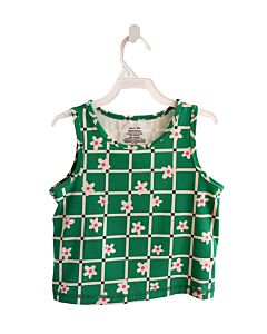 HANNA ANDERSSON  GREEN  FLORAL  KNIT TANK