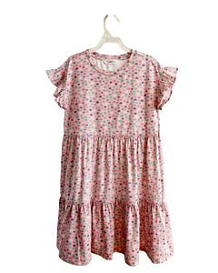 EYELET & IVY  PINK    KNIT DRESS WITH RUFFLE