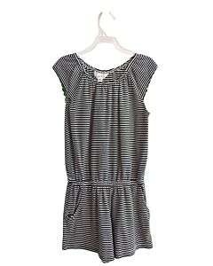 EYELET & IVY  NAVY  STRIPED  KNIT ROMPER WITH RIC RAC