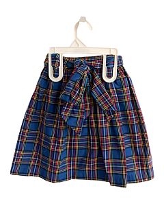 EYELET & IVY  BLUE  PLAID  SKIRT