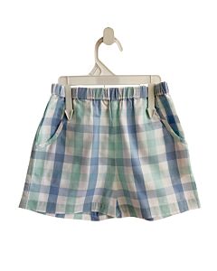 EYELET & IVY  BLUE  PLAID  SHORTS