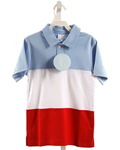 LITTLE ENGLISH  BLUE    KNIT SS SHIRT