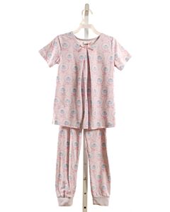 SERENDIPITY  LT BLUE FLEECE PRINT  LOUNGEWEAR