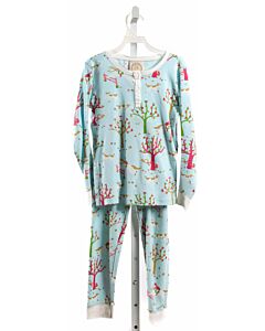 THE BEAUFORT BONNET COMPANY  LT BLUE  FLORAL  LOUNGEWEAR