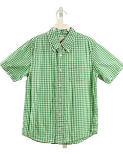 PEEK  GREEN  GINGHAM  DRESS SHIRT