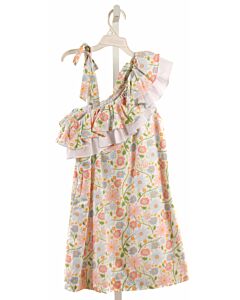 BELLA BLISS  PINK  FLORAL  DRESS WITH RUFFLE