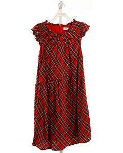 VINEYARD VINES  RED  PLAID  DRESS