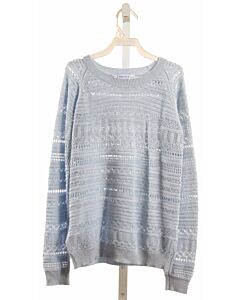 MAYORAL  LT BLUE    KNIT LS SHIRT