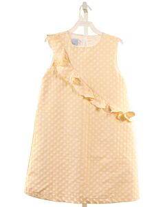 BELLA BLISS  YELLOW  POLKA DOT  DRESS WITH RUFFLE