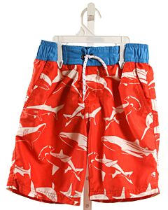 MINI BODEN  RED    SWIM TRUNKS