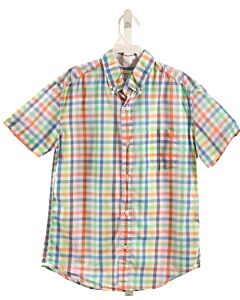 CREWCUTS  MULTI-COLOR  PLAID  DRESS SHIRT