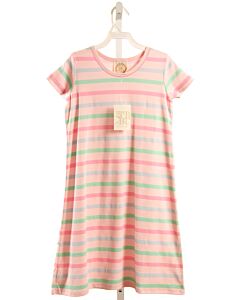 THE BEAUFORT BONNET COMPANY  PINK  STRIPED  KNIT DRESS