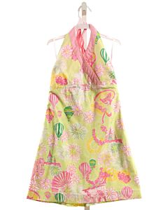 LILLY PULITZER  LIME GREEN  FLORAL  DRESS