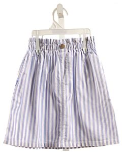BELLA BLISS  LT BLUE  STRIPED  SKIRT