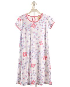 THE BEAUFORT BONNET COMPANY  LT BLUE  FLORAL  KNIT DRESS