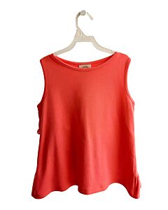 THE BEAUFORT BONNET COMPANY  HOT PINK    SLEEVELESS SHIRT WITH RUFFLE