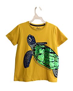 MINI BODEN  YELLOW   PRINTED DESIGN T-SHIRT WITH SEQUINS