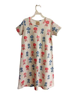 THE BEAUFORT BONNET COMPANY  WHITE  FLORAL  KNIT DRESS