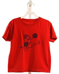 MUSTARD & KETCHUP KIDS  RED   PRINTED DESIGN T-SHIRT