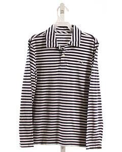VINEYARD VINES  NAVY  STRIPED  KNIT LS SHIRT