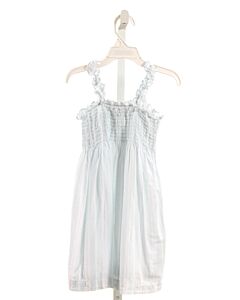 JAMES & LOTTIE  LT BLUE  STRIPED SMOCKED DRESS