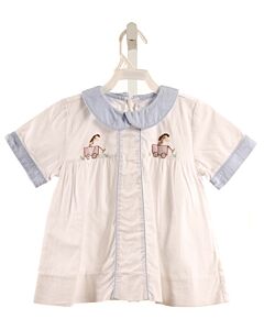 ALICE KATHLEEN  WHITE   EMBROIDERED SHIRT-SS