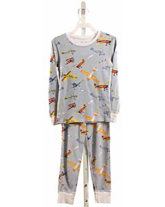 HART + LAND  LT BLUE  PRINT  LOUNGEWEAR