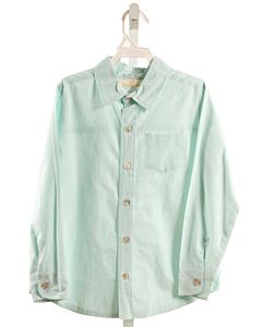 HANNAH KATE  MINT  STRIPED  DRESS SHIRT
