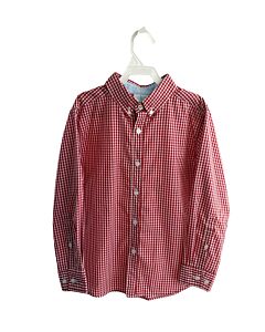 LITTLE ENGLISH  RED  GINGHAM  DRESS SHIRT