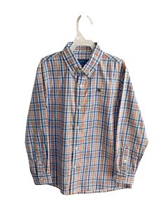 J. BAILEY  ORANGE  PLAID  DRESS SHIRT