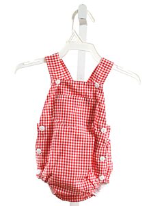 SAL & PIMENTA  RED  GINGHAM  BUBBLE