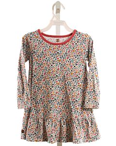 TEA  MULTI-COLOR  FLORAL  KNIT DRESS