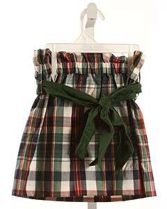 THE BEAUFORT BONNET COMPANY  GREEN  PLAID  SKIRT