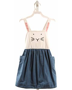 HANNA ANDERSSON  CHAMBRAY   EMBROIDERED DRESS