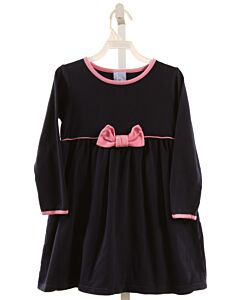 BELLA BLISS  NAVY    KNIT DRESS WITH BOW
