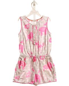 MINI BODEN  HOT PINK  PRINT  ROMPER