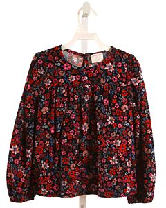 CREWCUTS  HOT PINK CORDUROY FLORAL  SHIRT-LS