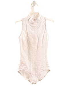 CAPEZIO  WHITE EYELET   LEOTARD