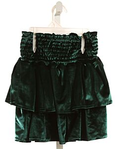 EYELET & IVY  GREEN VELVET   SKIRT