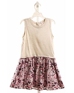 EGG  LAVENDER  FLORAL  KNIT DRESS