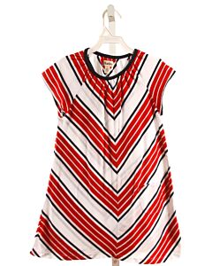 HATLEY  RED  STRIPED  KNIT DRESS