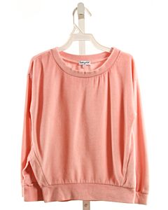 SPLENDID  PINK VELOUR   SHIRT-LS