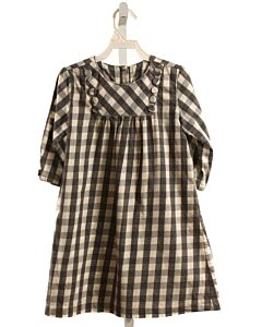 BELLA BLISS GRAY GINGHAM DRESS